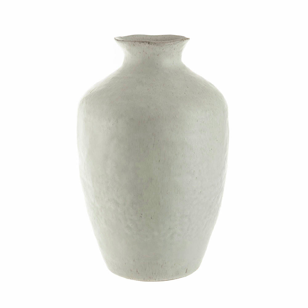 Speckle Cream Small 23x35cm Tall Trumpet Vase