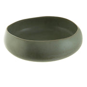 Bowl Bulb Speckle Green Leaf 32x31x10cm