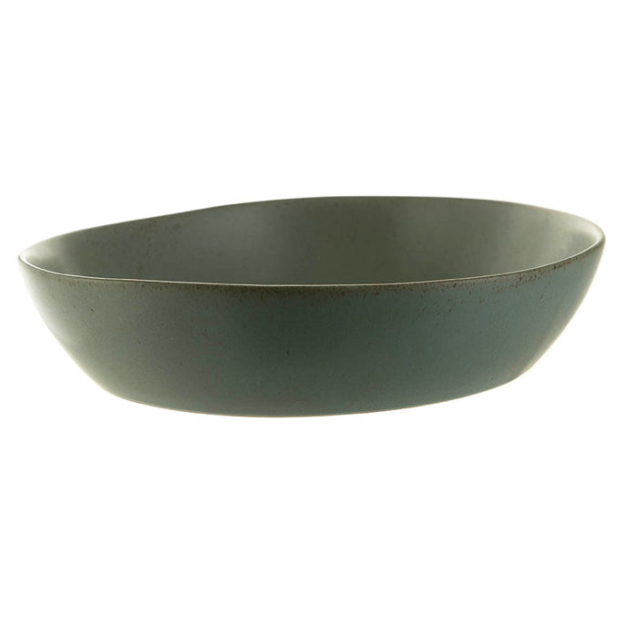 Bowl Capa Speckle Green Leaf Large 33x8cm