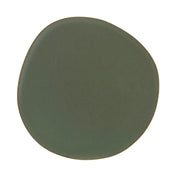 Organic Plate Speckle Green Leaf 34x33x4cm