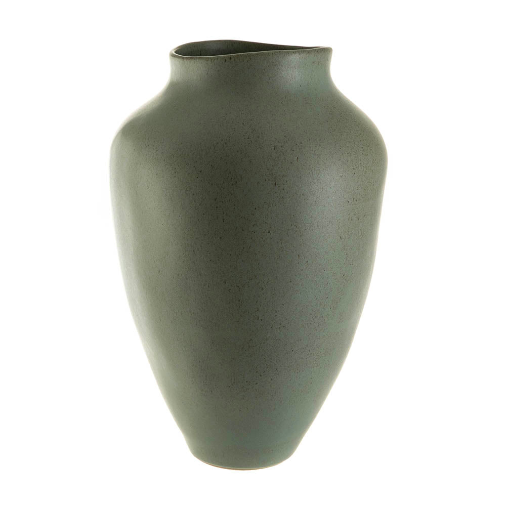 Green Leaf Urn Vase Large 27x41cm