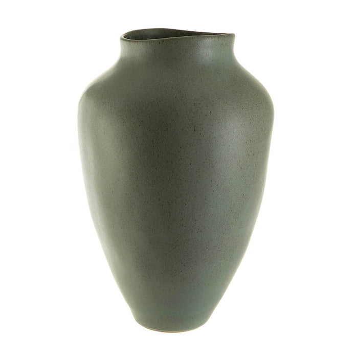 Green Leaf Urn Vase Large 27x41cm