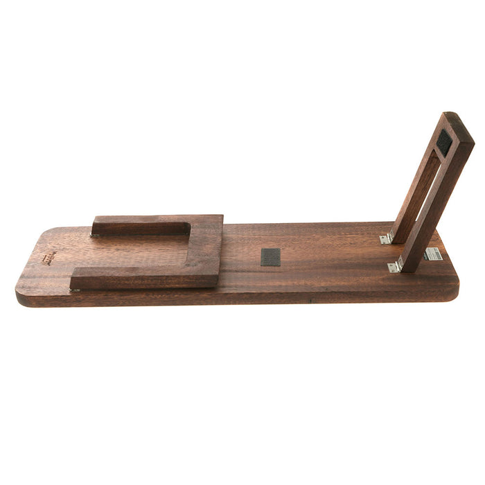 Dark Brown Acacia Wood Rectangle Breakfast Tray 58x20cm