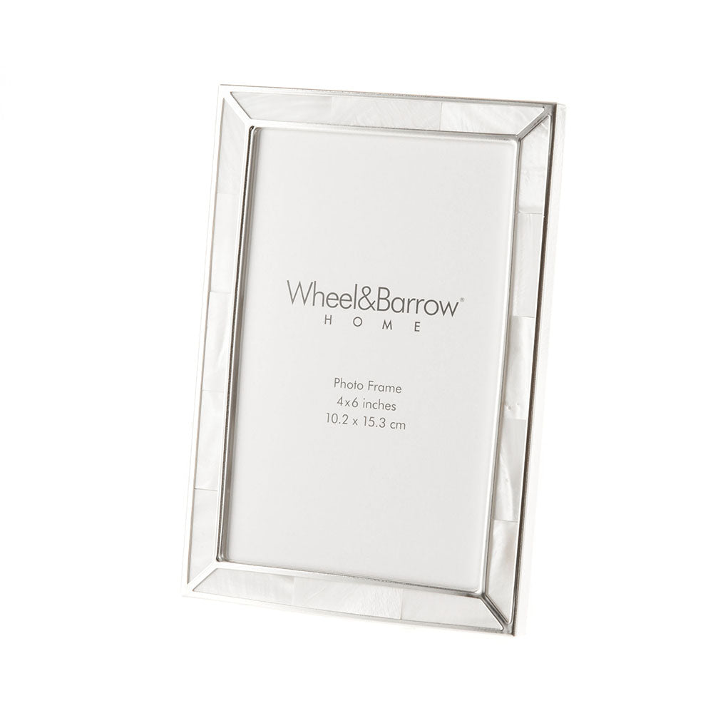Silver Plated with Mother of Pearl Photo Frame 10x15cm
