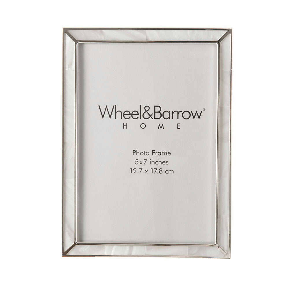 Silver Plated with Mother of Pearl Photo Frame 13x18cm