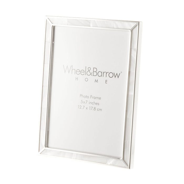 Silver Plated with Mother of Pearl Photo Frame 13x18cm