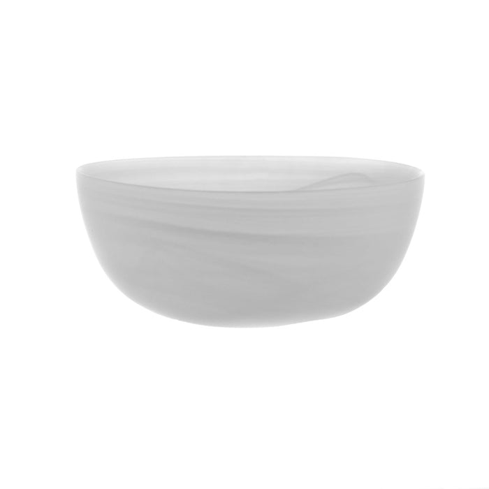 Matte White Alabaster Round Bowl 14cm