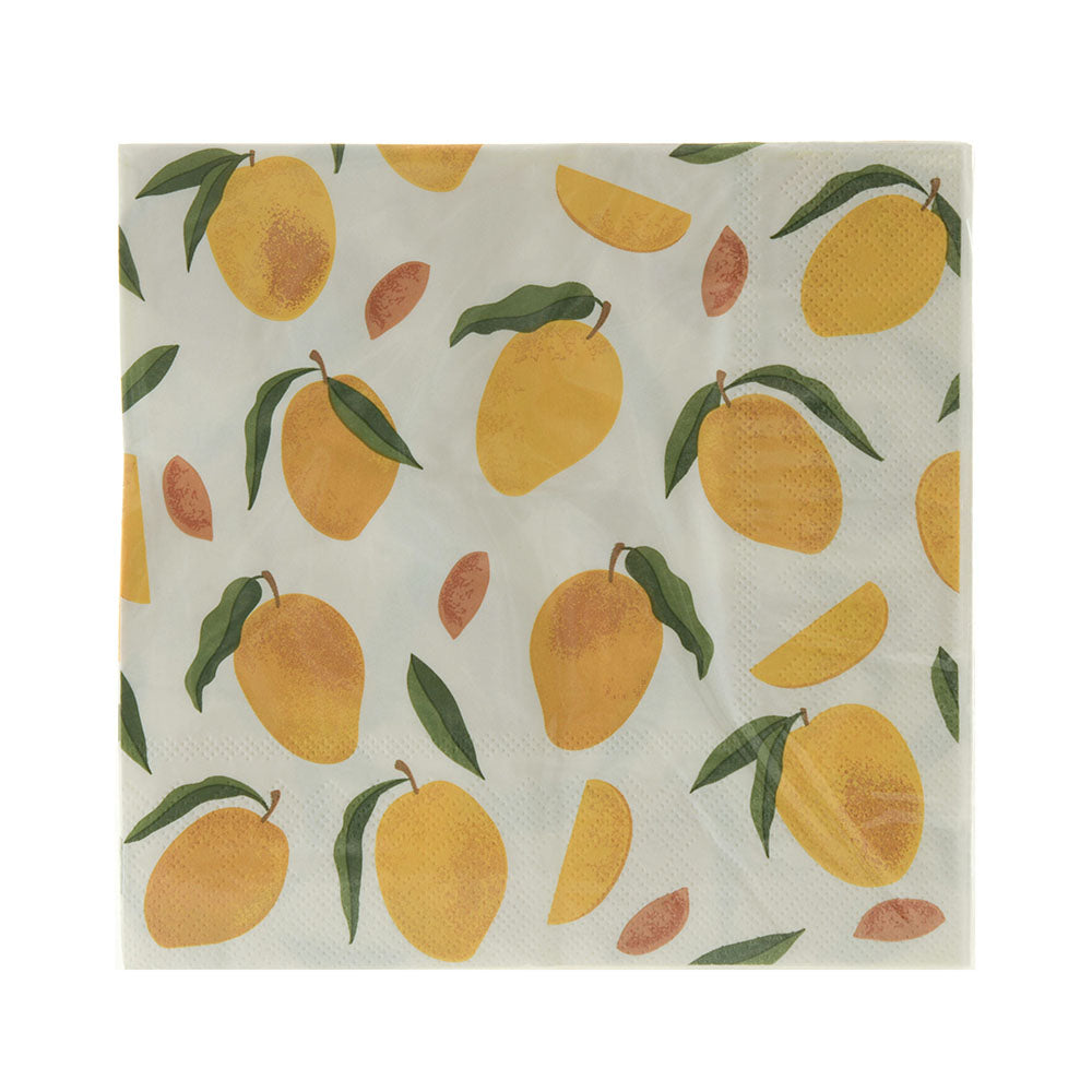 Mango 33cm Pk 20 Paper Napkin Pack