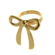 Gold Bow Napkin Ring Set/4 5x5cm