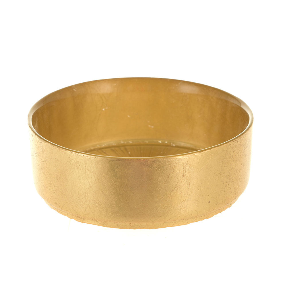 Gold Foil Angle Bowl 11x4cm