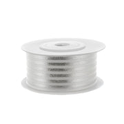 Ribbon Silver & White 5m