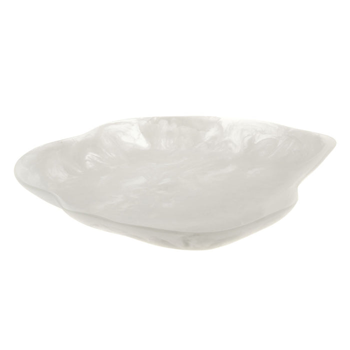 White Resin Platter 51cm