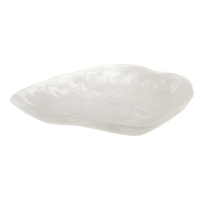 White Resin Platter 51cm