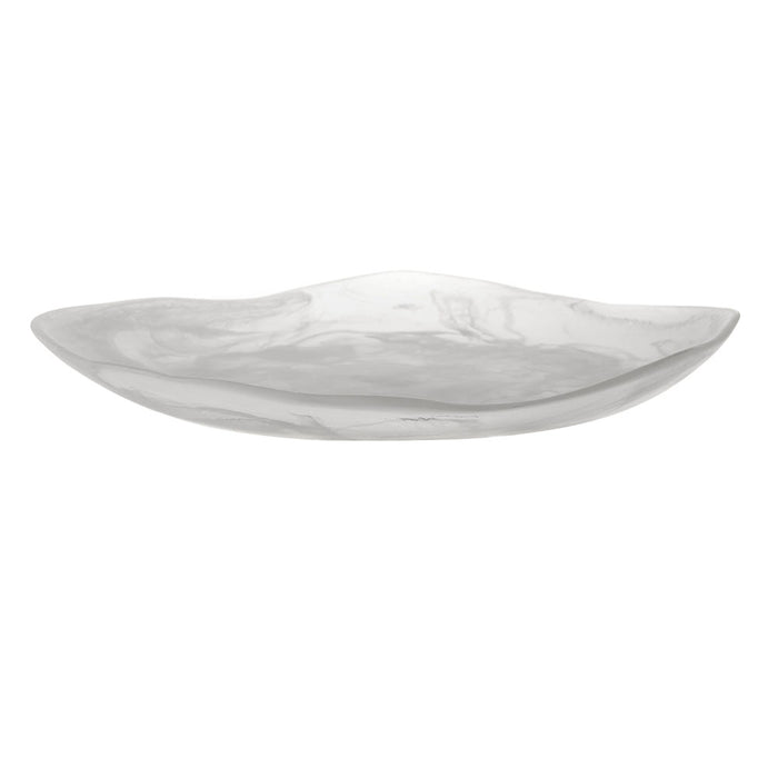 White Resin Platter 39cm