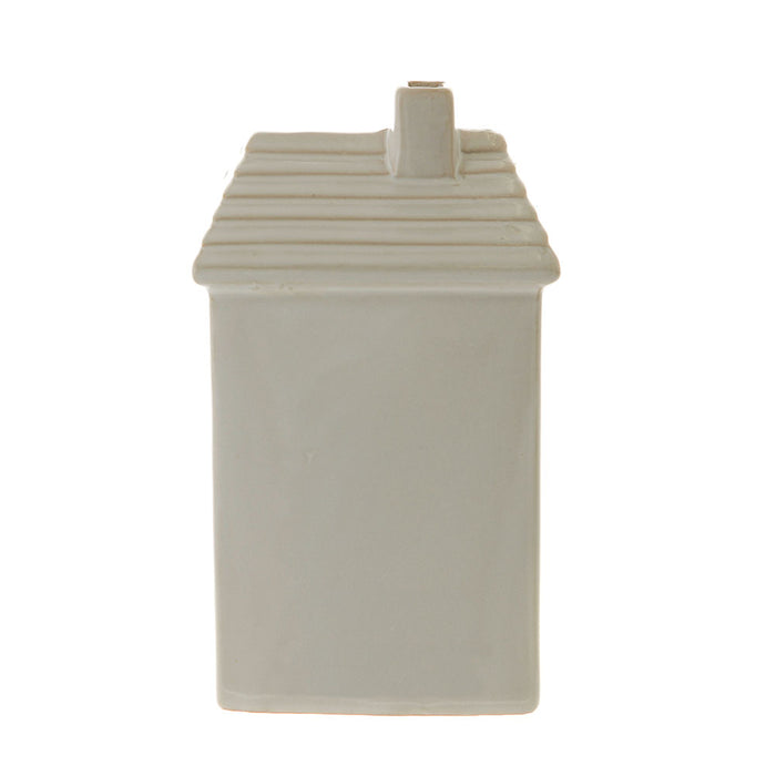 White Christmas House Ornament