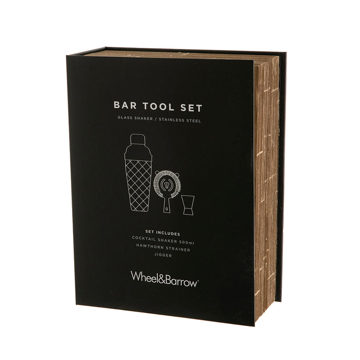 Cocktail Set Glass with Silver