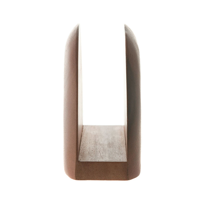 Acacia Wood Round Edges Napkin Holder