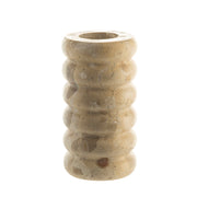 Chocolate Marble 15x8cm Marble Taper Candle Holder