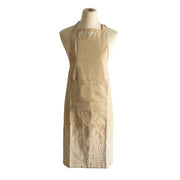 Beige with White Natural Print Placement 70x90cm Apron
