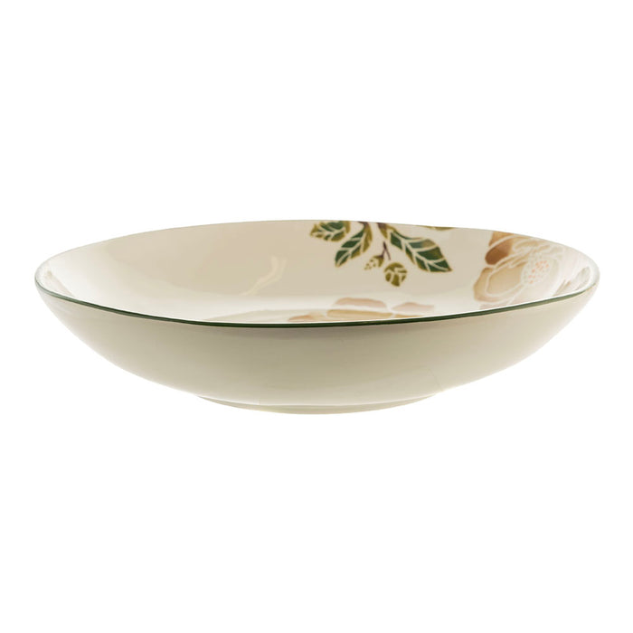Ceramic Round Bowl Magnolia 30cm
