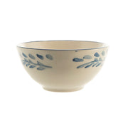 Blue Leaf Round 10cm Ceramic Dip Bowl