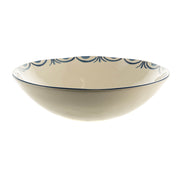 Blue Palm Round 31cm Ceramic Salad Bowl