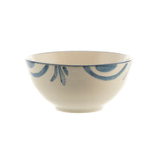 Blue Palm Round 10cm Ceramic Dip Bowl