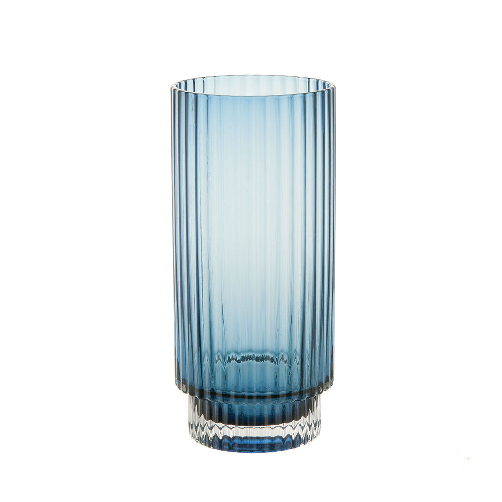 Hi Ball Glass Optic Navy Blue