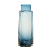 Optic Glass Pitcher Navy Blue 1L