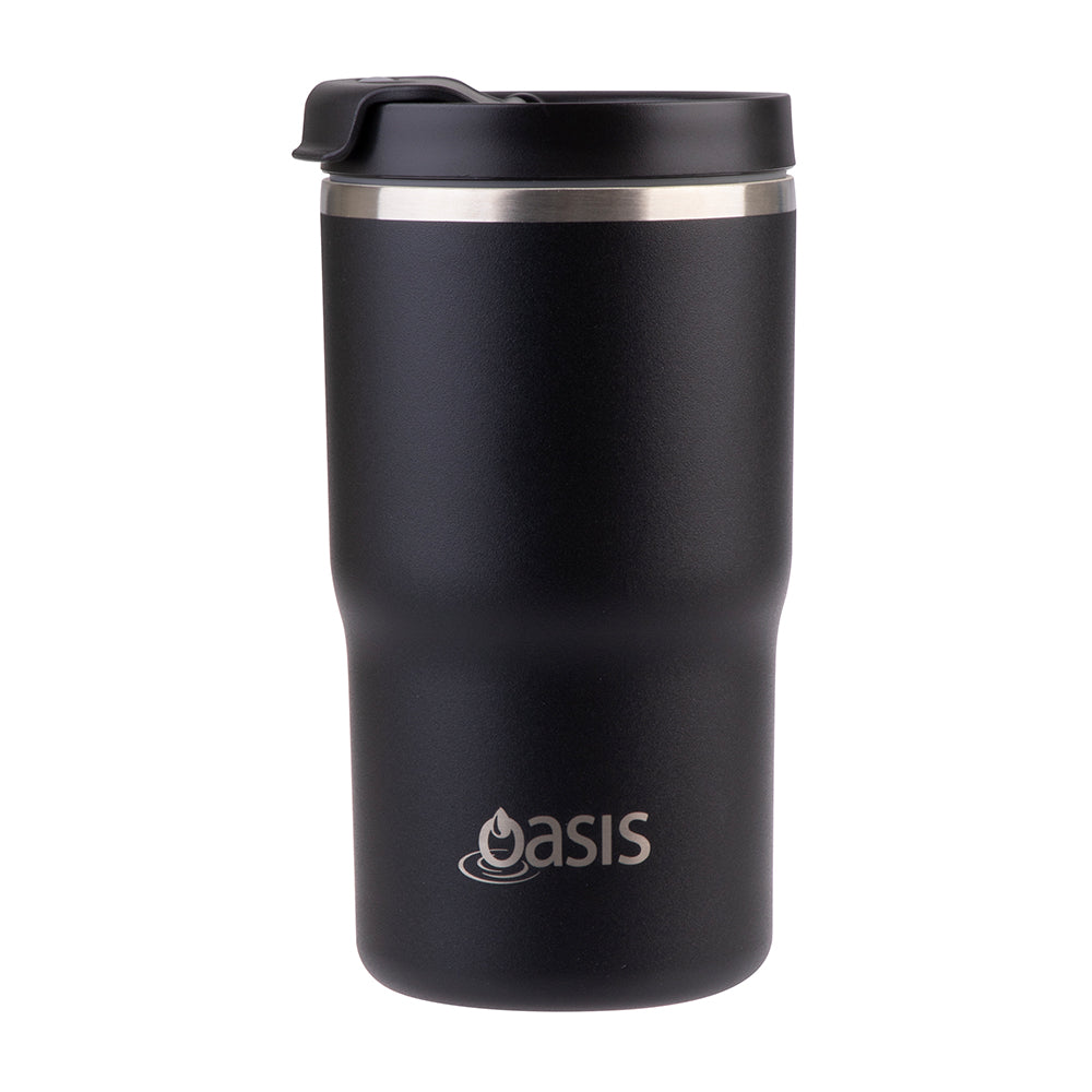Oasis Ceramic Travel Cup Black 480ml