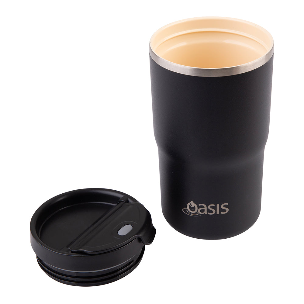 Oasis Ceramic Travel Cup Black 480ml