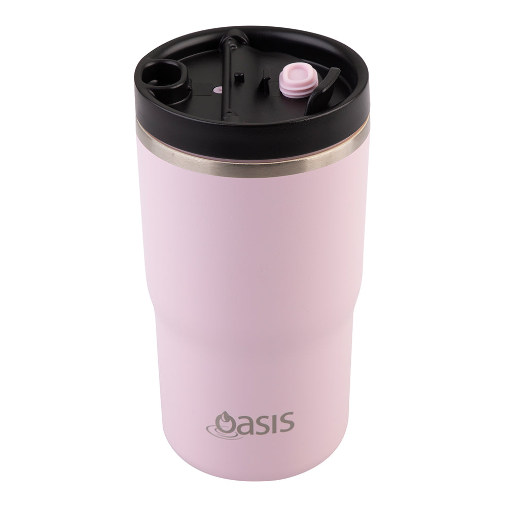 Oasis Ceramic Travel Cup Pink Lemonade 480ml