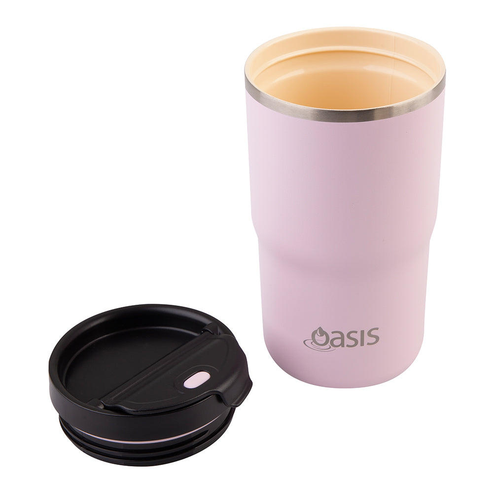 Oasis Ceramic Travel Cup Pink Lemonade 480ml