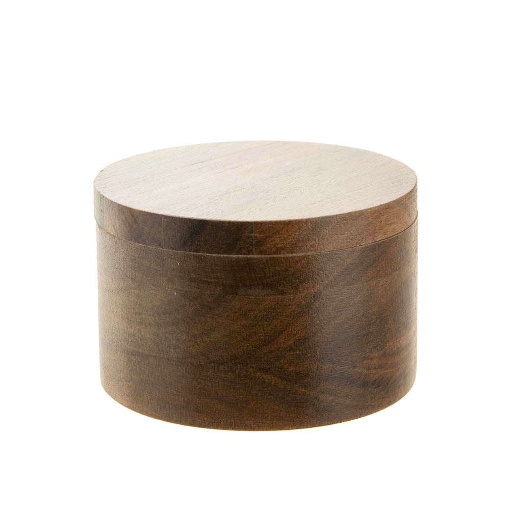 Acacia Wood Salt Pot