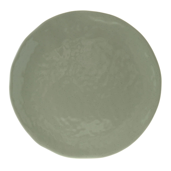 Melamine Dinner Plate Speckle Green