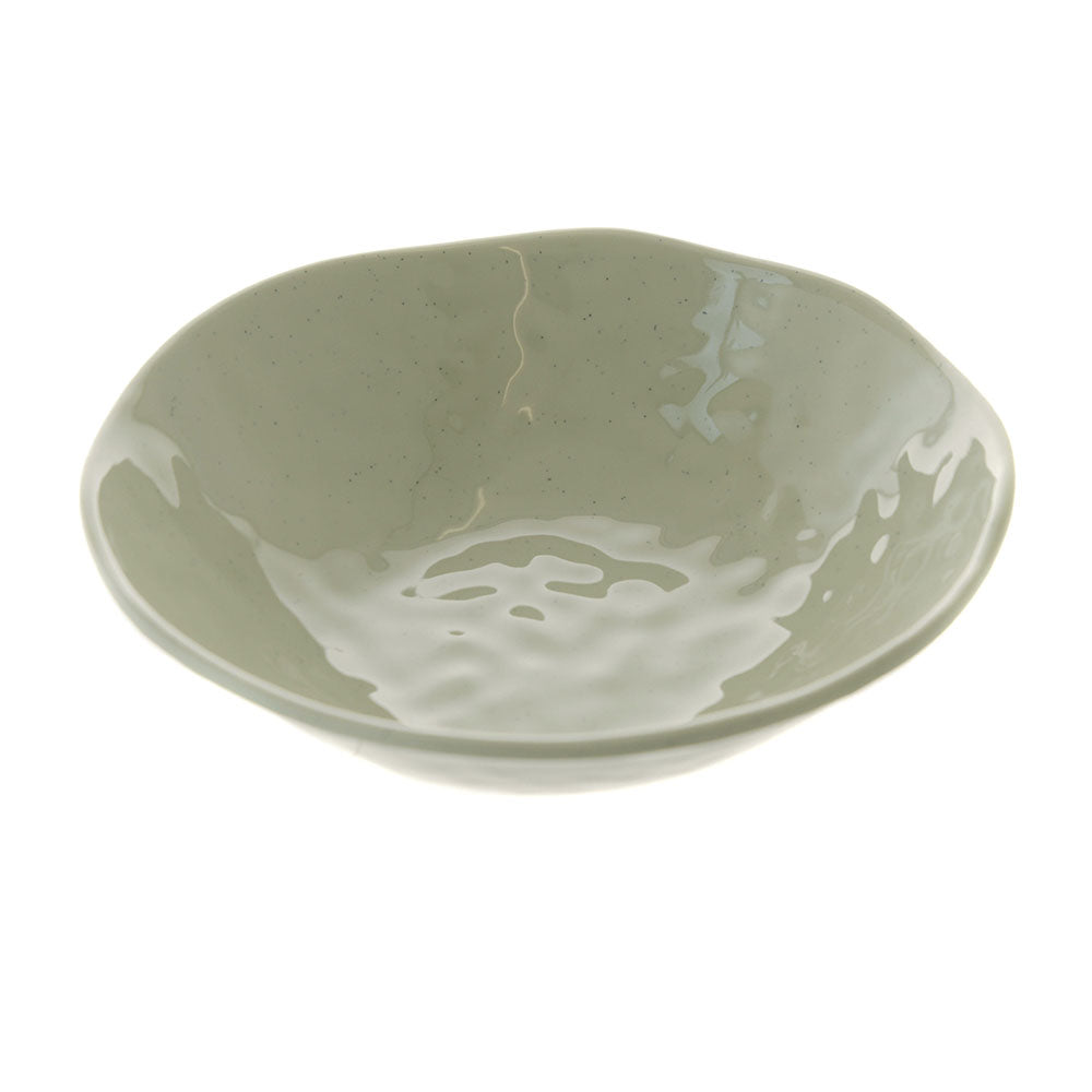Melamine Bowl Speckle Green