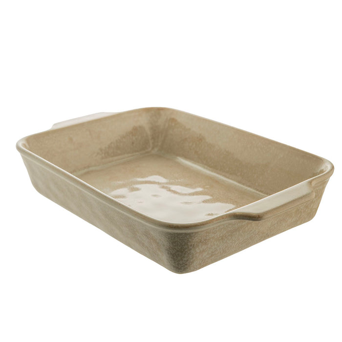 Provence Sand 35x22x6cm Stoneware Baking Dish