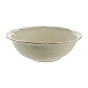 Monaco White Round 27x9cm Stoneware Salad Bowl