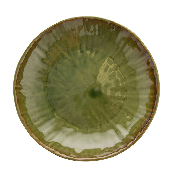 Verdun Green 19x3cm Stoneware Bowl