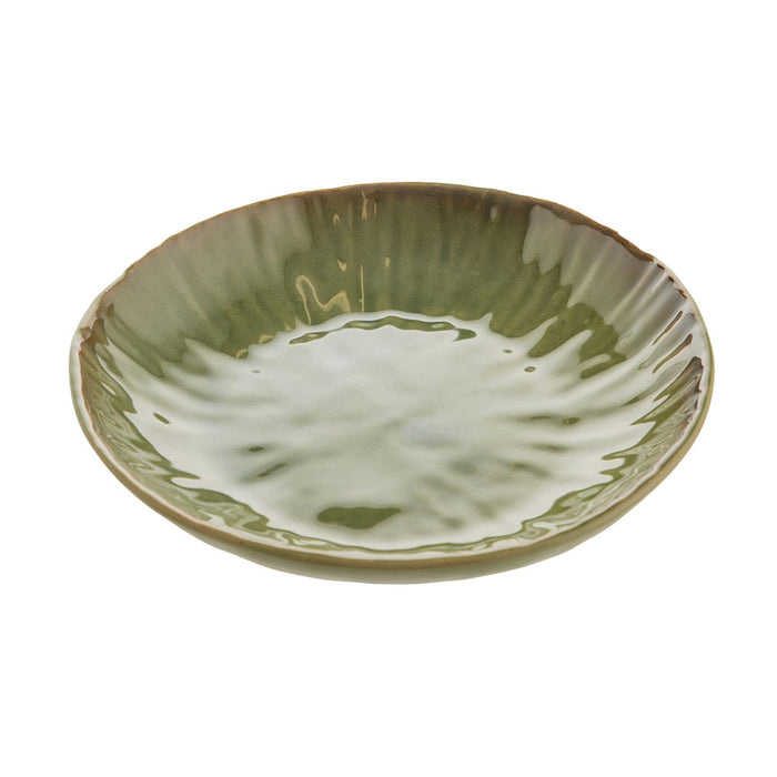 Verdun Green 19x3cm Stoneware Bowl