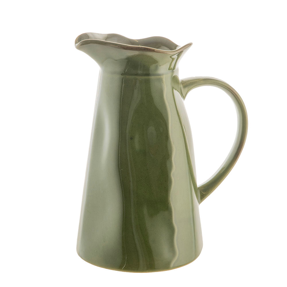 Verdun Green 1.5L Stoneware Pitcher