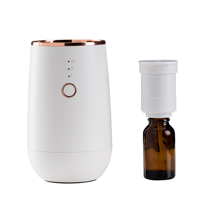 Matte White with Rose Gold Portable Diffuser