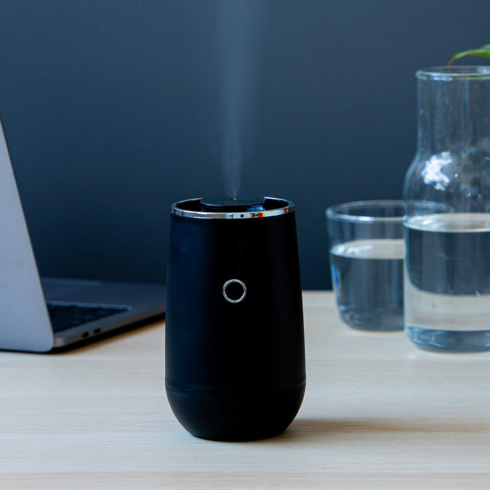 Matte Black with Chrome Portable Diffuser