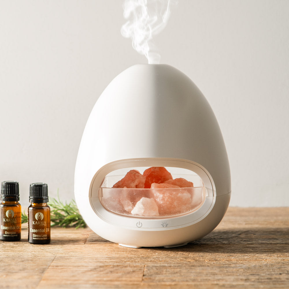 Himalayan Salt Rock White Ultrasonic Diffuser