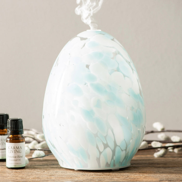 Blue Glass Ultrasonic Diffuser