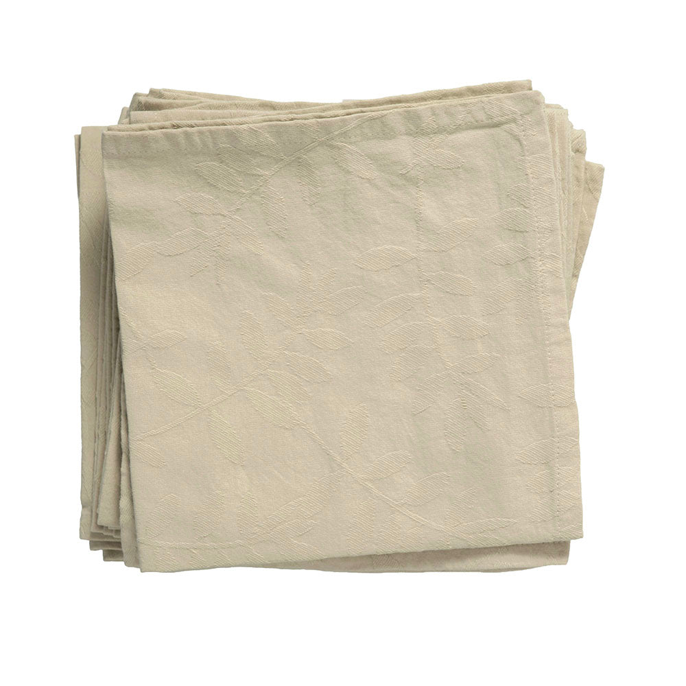 Garment Washed Napkin Cream