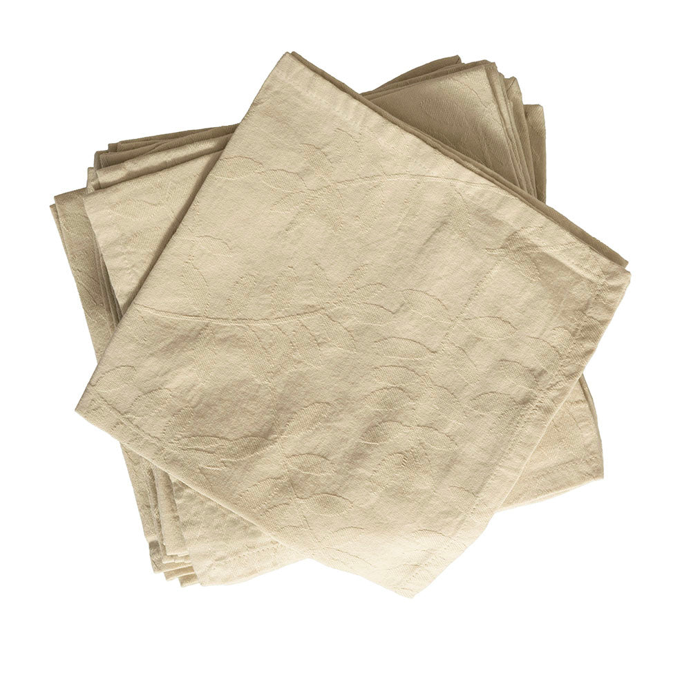 Garment Washed Napkin Cream