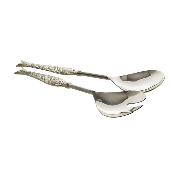 Salad Server Set with Fish Handle