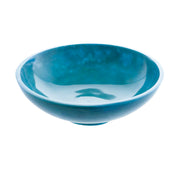 Ocean Resin Footed Bowl 24x8cm