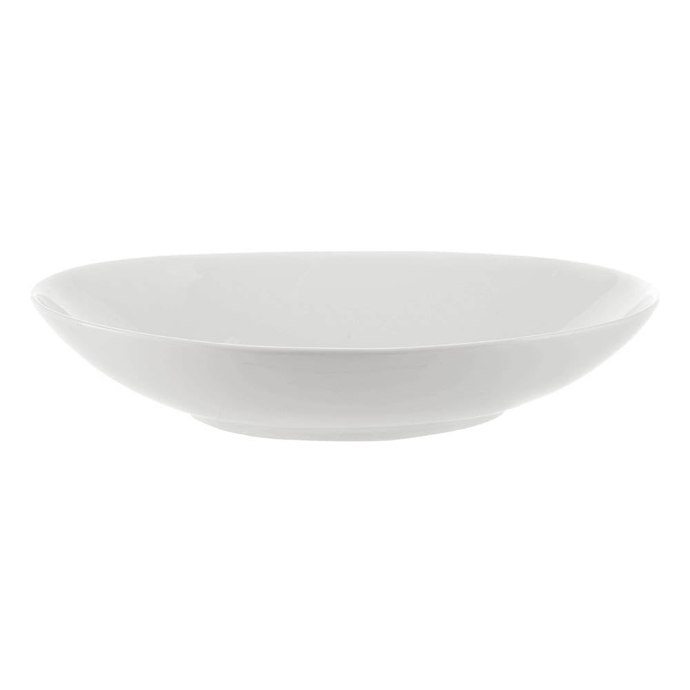 White Oval Bowl 25x17cm